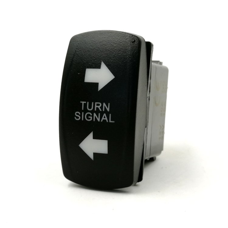 12V 24V Car Auto on off on 4 Pin LED Light Arrow Turn Signal Rocker Switch for ATV