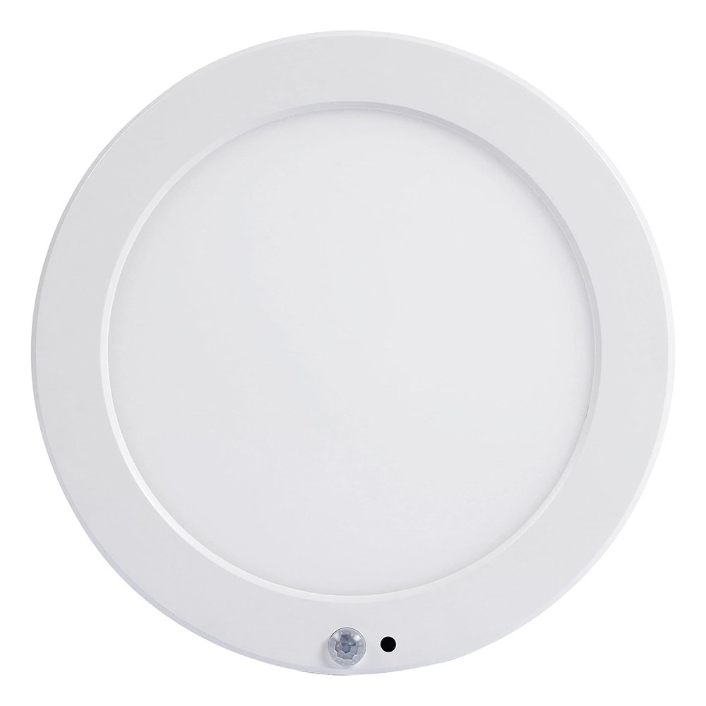 Shenzhen Tri-color Remaining Time Selectable Back-up Battery 18 Wattage White Round LED Panel Light With Motion Sensor