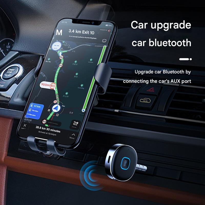 Wholesale Car Bluetooth Receiver Car Audio Player Lossless Sound Quality Dual-connected Devices Plug and Play