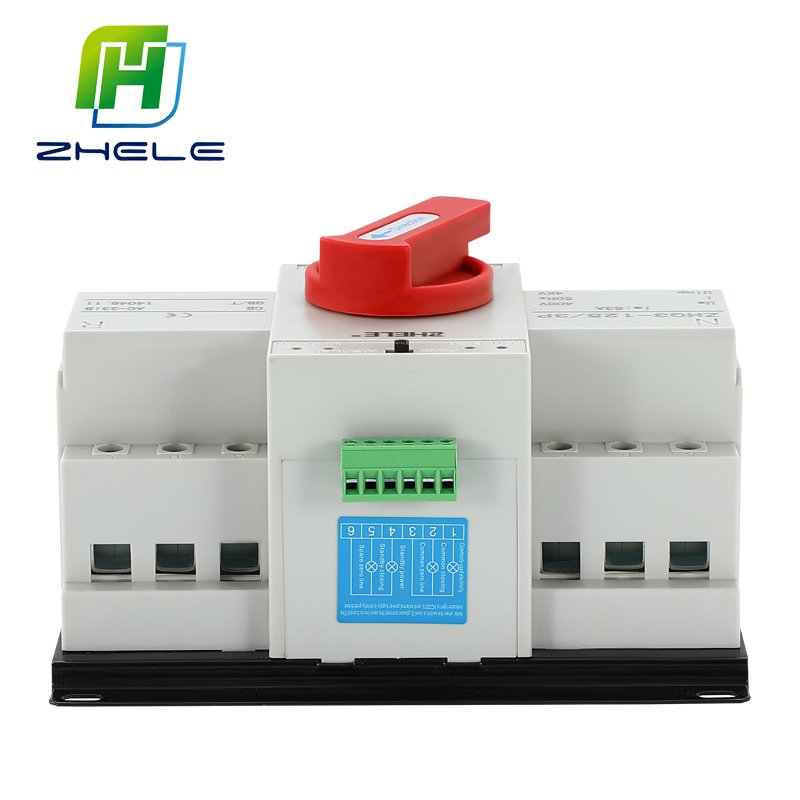 230V 400V AC 63A 80A 100A 125A 2P 3P 4P Single Phase ATS Dual Power Automatic Transfer Switch for Generator for Solar