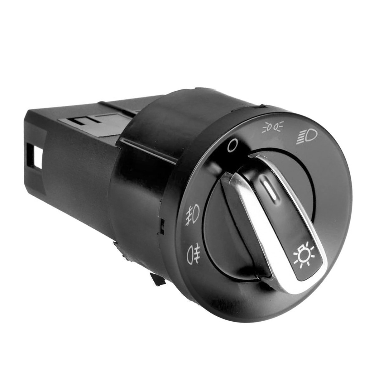Car Auto Headlight Chrome Switch Plug for VW Polo Golf 4 Jetta MK4 Passat B5 Polo Fog Lamp Knob Switch Headlight Control Switch