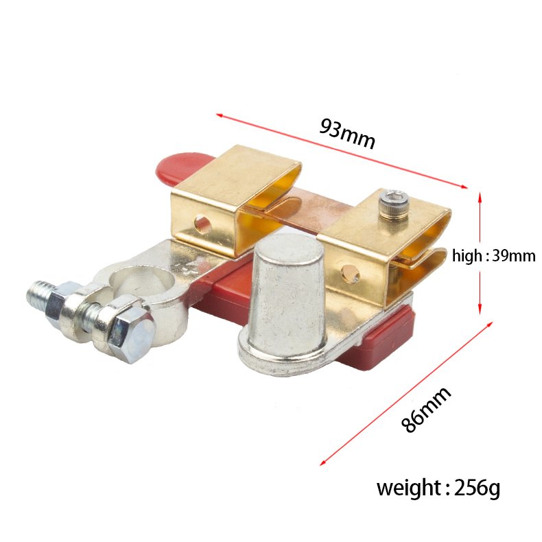 Heavy Duty 12V 24V Top Post Knife Blade Switch Truck Battery Isolator Engine Kill Switch on OFF for Auto Marine Vehicle