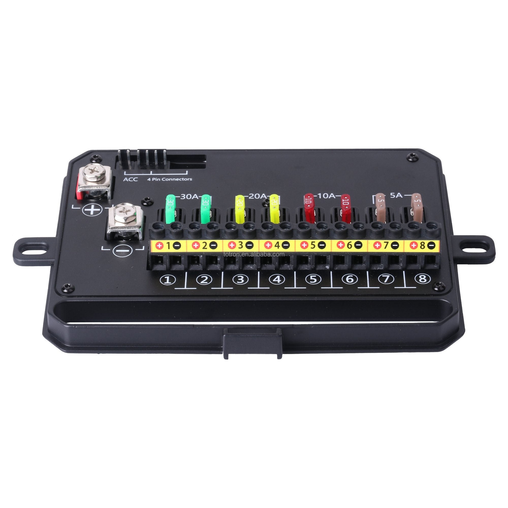 TOTRON Wholesale Auto Switches Panel Multifunction 8 Gang Boat Control Switch Panel