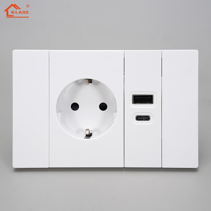 Factory Direct Sales Light Switches US Standard 118 Universal PC Panel With Wall Switches and Socket for Home and Hotel