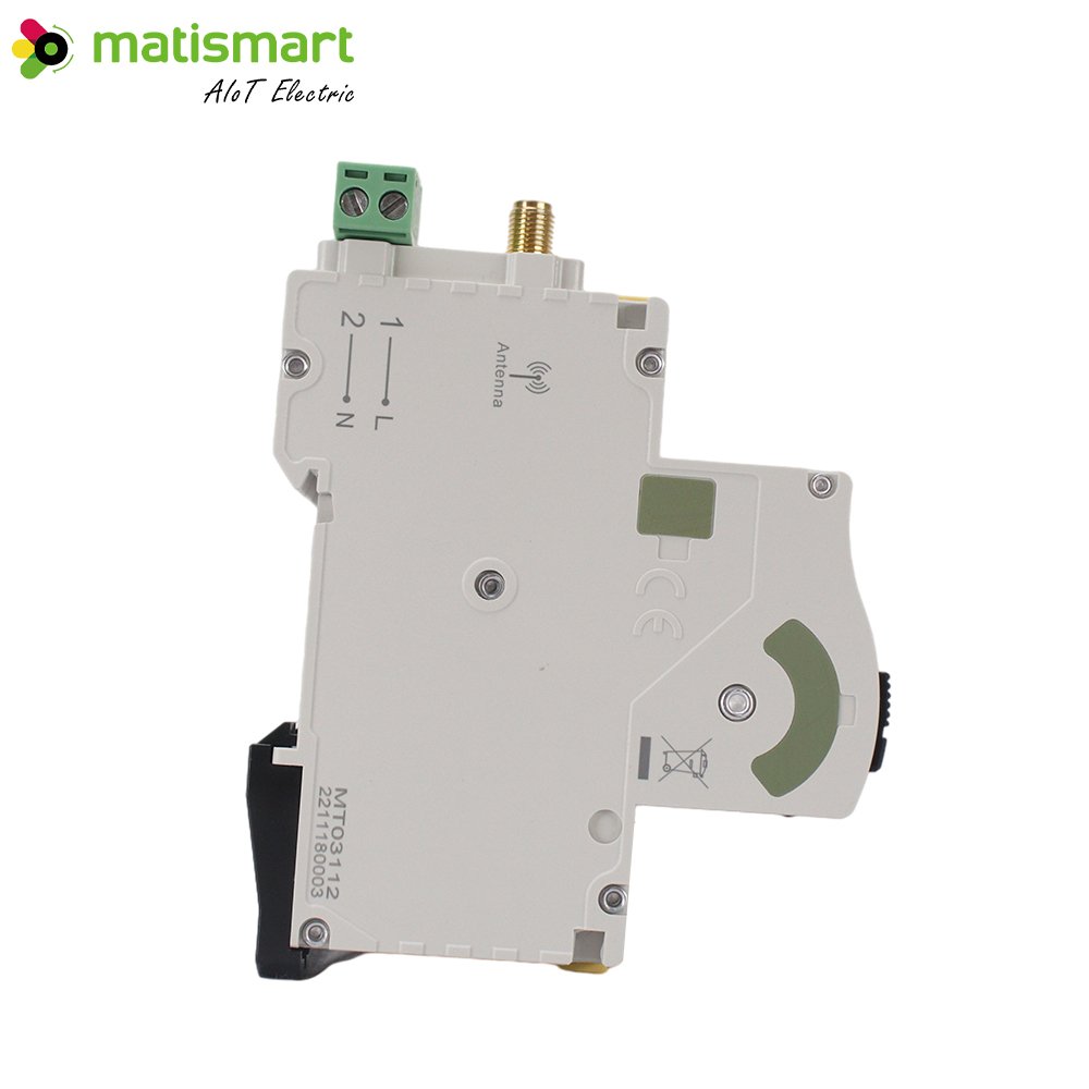Remote Control Single Pole Wifi Circuit Breaker Tuya Auto Reset with Rccb Rcd Circuit Breaker Tuya 63a 4p Tuya Smart Wifi Mcb