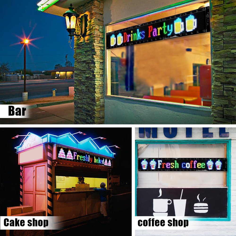 High Quality Flexible Led Board Controlled by Smartphone App Scrolling Slogan Display Screen Waterproofing Led Module