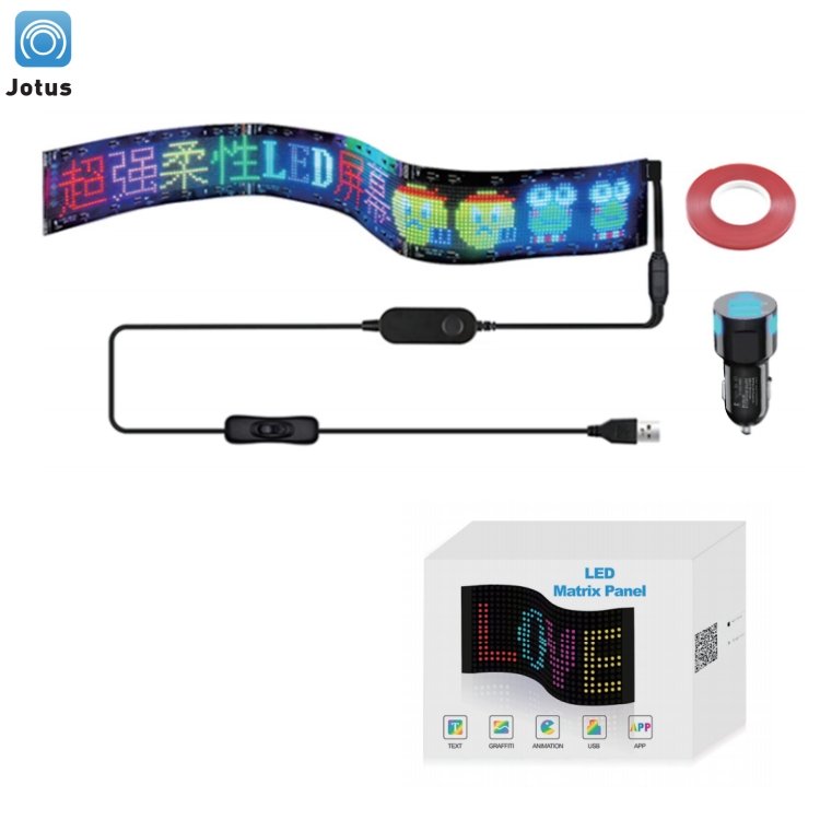 High Quality Flexible Led Board Controlled by Smartphone App Scrolling Slogan Display Screen Waterproofing Led Module