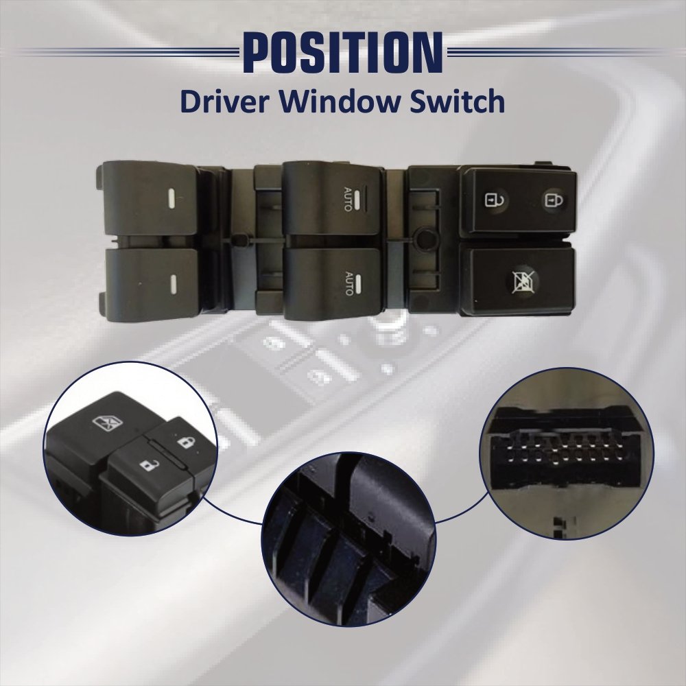 High Quality Window switch Driver Side Control for Hyundai Ioniq Models Power Switch Panel Auto