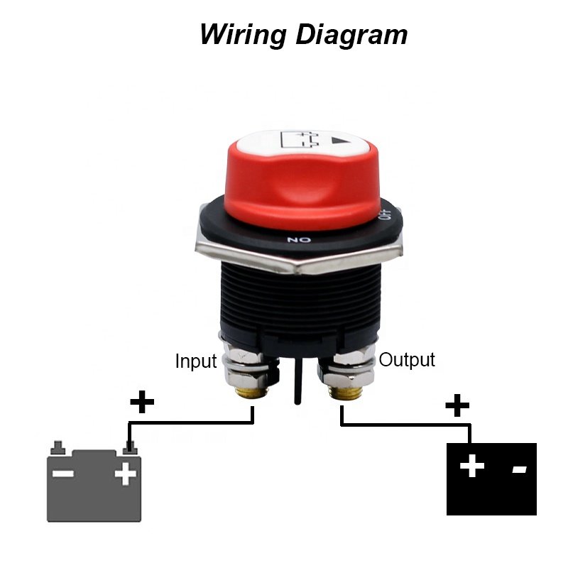 DC12V 24V 50A 100A 200A 300A Marine Boat Car RV Battery Disconnect Isolator Cut Off on Off Kill Switch