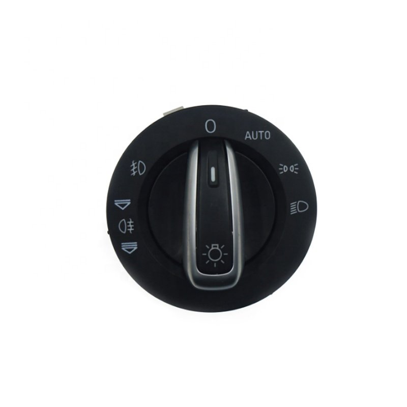 Auto Paet Car Chrome Headlight Fog Lamp Lights Switch for Audi A6 S6 C6 RS6 Allroad Q7 4FD941531A