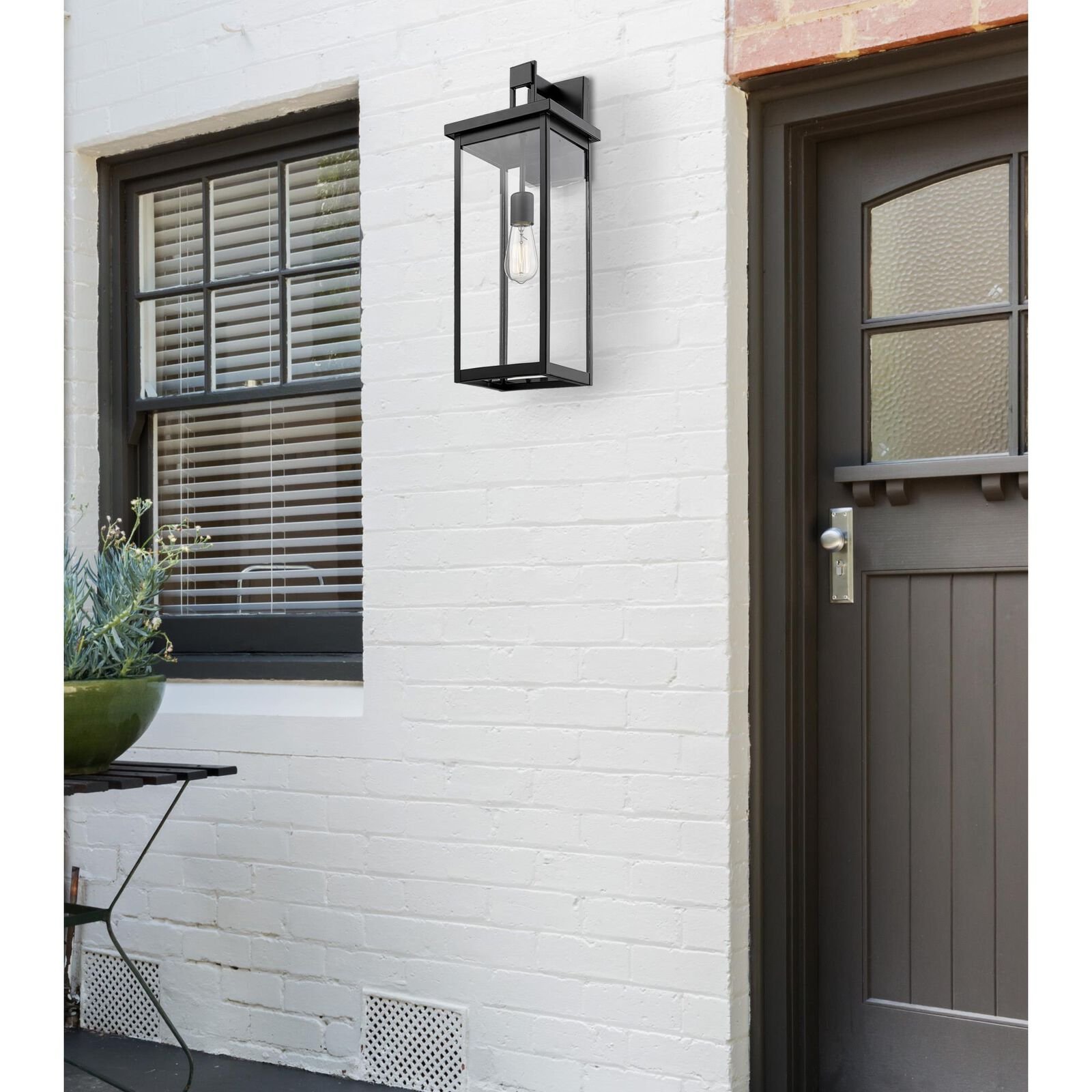 Vintage Lighting Nordic Style Art Deco Mount Lantern Bracket Light Outdoor Sconce for Hotel Corridor Farmhouse Wall Lamp