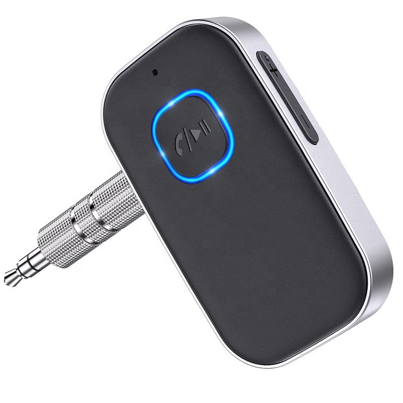 Bluetooth Wireless J22 Car Receiver 2 Devices 3.5mm AUX Music Stereo Player AUX 3.5mm Handsfree Car Kit Bluetooth Receiver