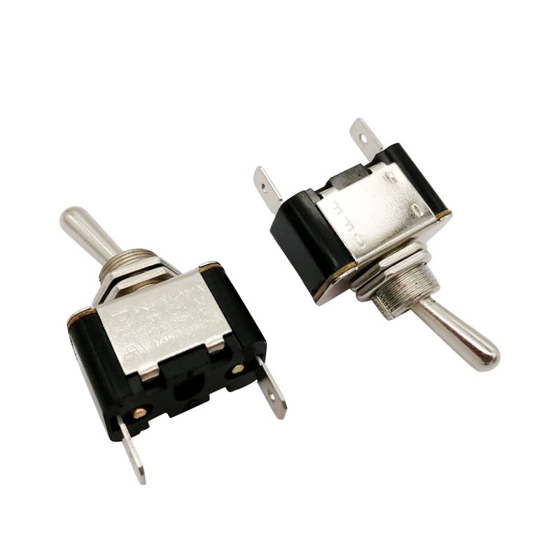 High Performance 125V 20A 2 Pin ON-OFF Latching Toggle Switch Metal Material for Automotive Applications