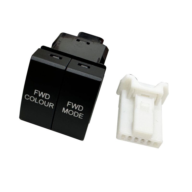 Double FWD Dual LED Light Bar and Light Bar Switch for Toyota Push Button Amber 22mm