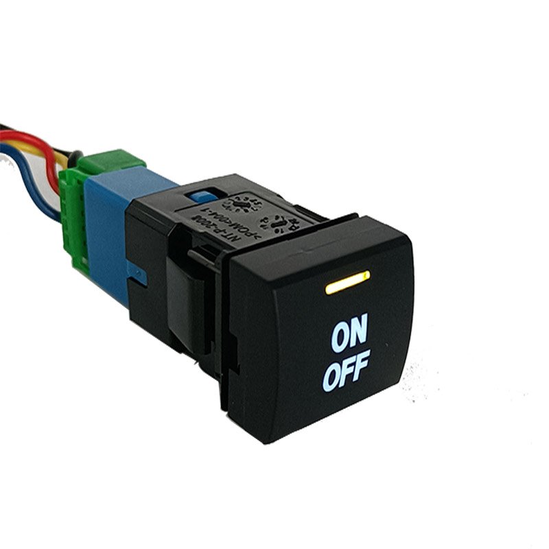 OEM 22.5*22.5 ABS square Custom Pattern toyota Car Push Button on off Switch for Prado, Camry, Hulix, Revo