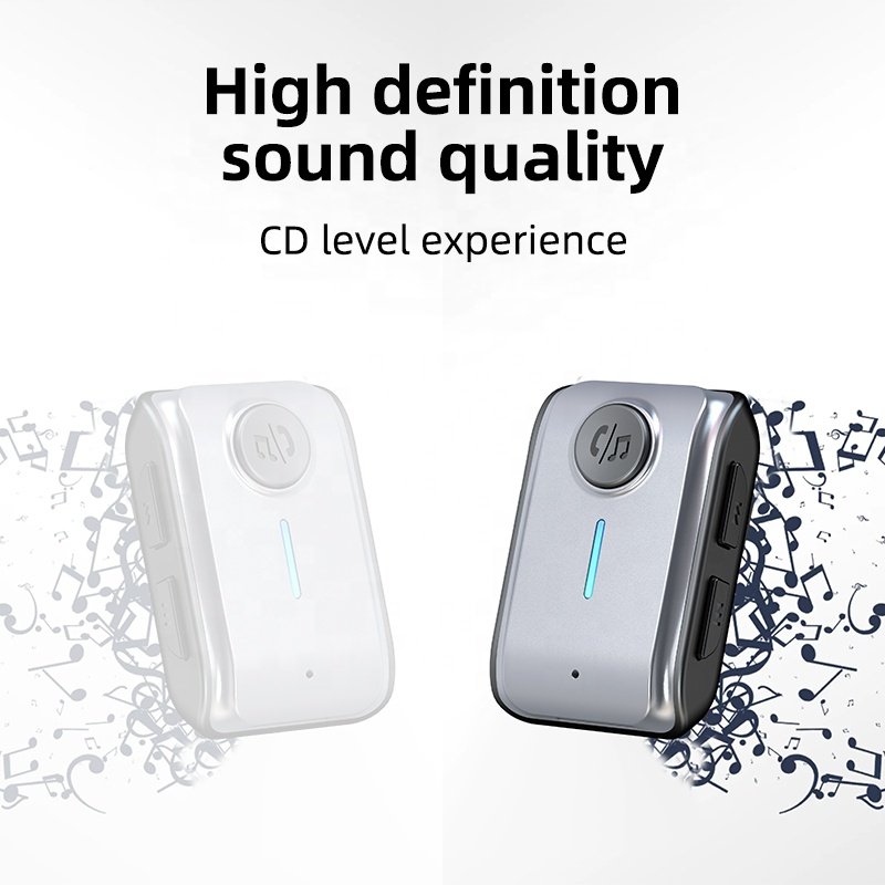 Bluetooth 5.3 Car Kit Adapter 3.5mm Aux Hands Free Stereo Wireless Music bluetooth Audio Receiver for Car TV Earphone