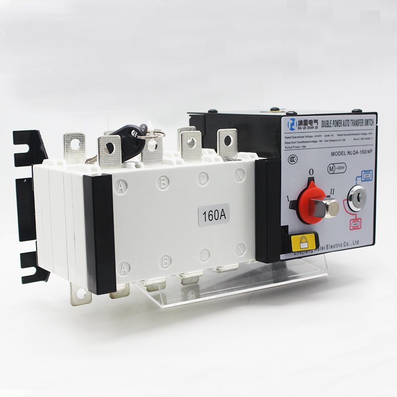 China Manufacturer Electrical ATS 160A 4P 50/60HZ 380v Dual Power Automatic Transfer Switch