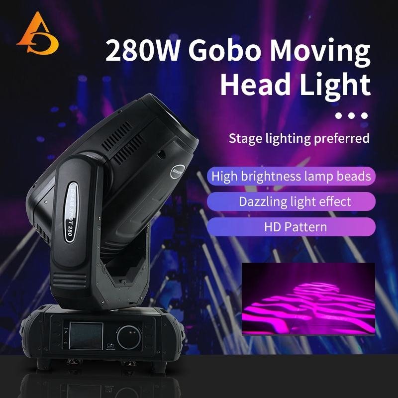 Led Stage Light Moving Head 280w 10r Beam Spot Wash 3in1 Moving Head Light for Party