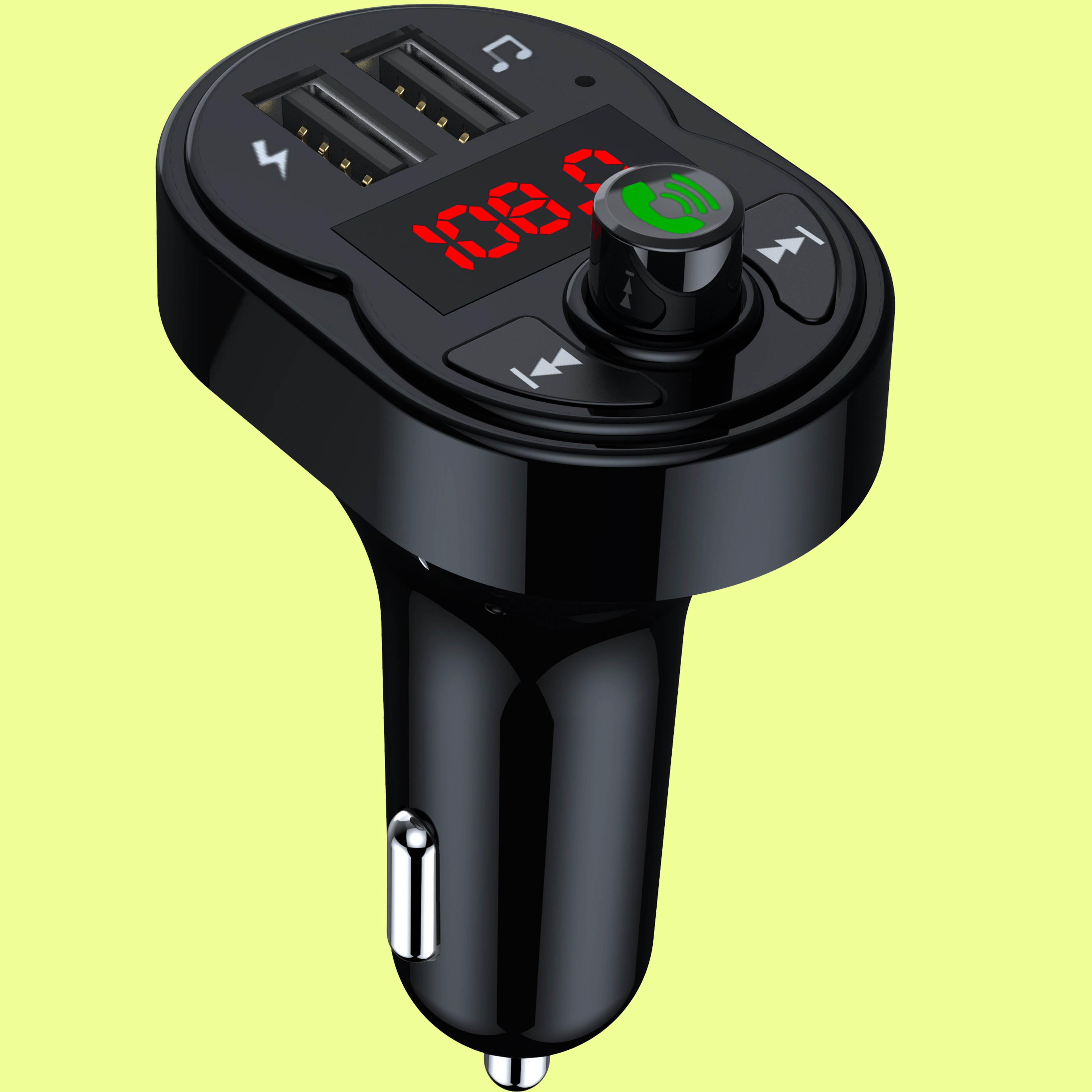 High Quality Bt Kit Receiver Car Mp3 Player Bt Fm Transmitter Radio Mini Car Fm Transmitter
