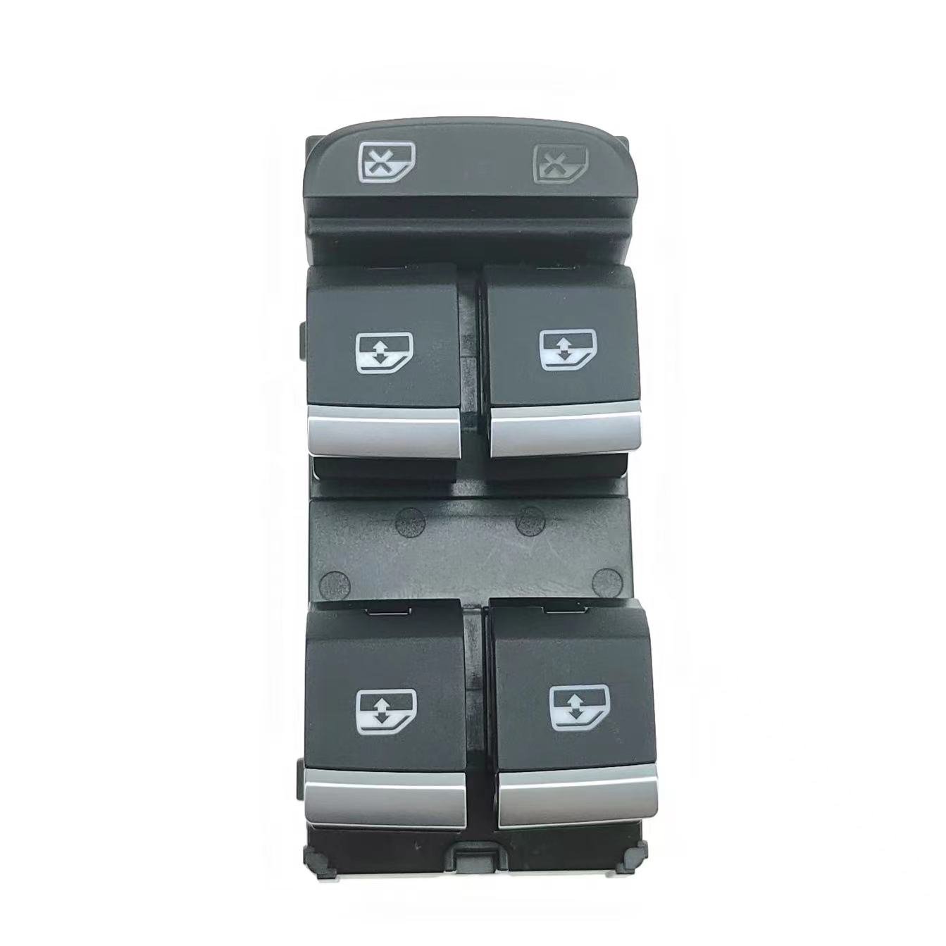 Auto Chrome Master Power Window Control Combination Switches Button 12V OE 8WD959851 for Audi A4LB9