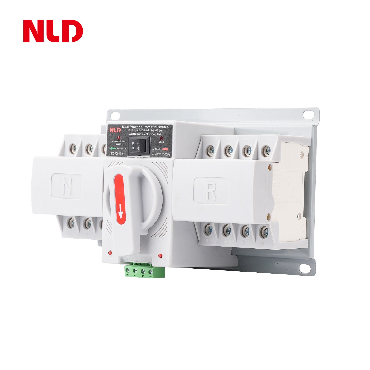 ATS Automatic Transfer Switch 2P 4P 63 10amp 16amp 20amp 25amp 32amp 40amp 50amp 63amp Change Over Switch