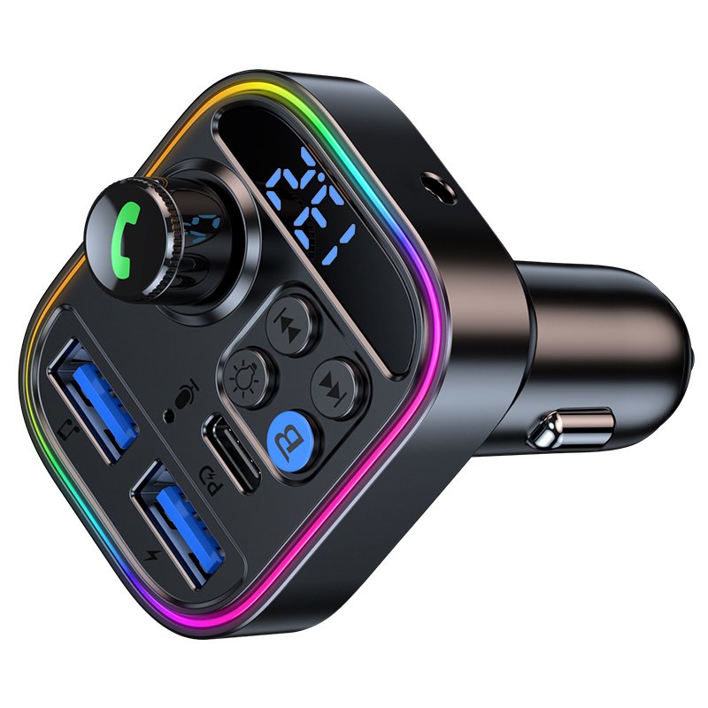 High Quality T18 Wireless Car Kit Blue-tooth MP3 Player Car FM Transmitter With 2A USB Charger Port
