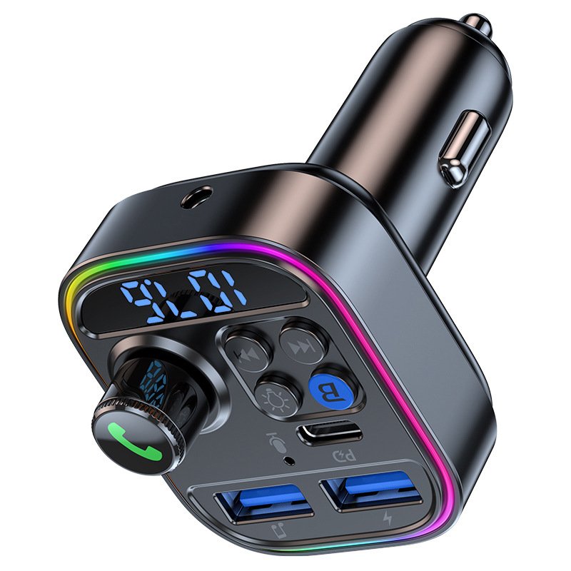 High Quality T18 Wireless Car Kit Blue-tooth MP3 Player Car FM Transmitter With 2A USB Charger Port