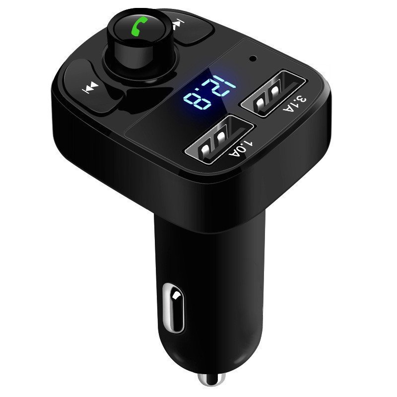 X8 Model Audio Mp3 Usb Player Car Mp3 Player Multifunctional New Steero Radio Car Kit Double USB Charger Setup Fm Transmitter