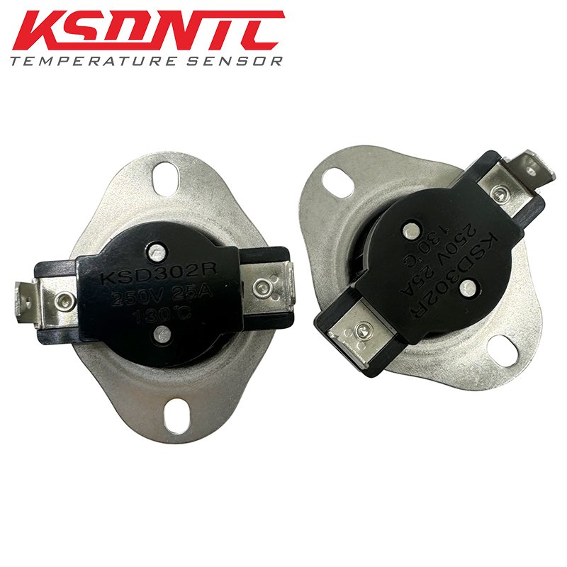 KSD302 25A 250VAC Bimetallic Thermostat Snap-Action Thermostat Temperature Control Switch
