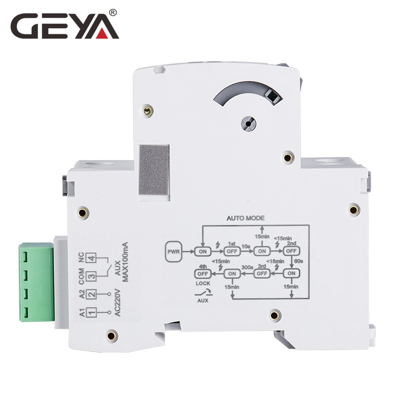 GEYA GRD9L Automatic RCCB Auto Reclosing ELCB Auto Recloser RCCB Residual Current Circuit Breaker MCB MCCB RCCB ELCB DC Reclosin