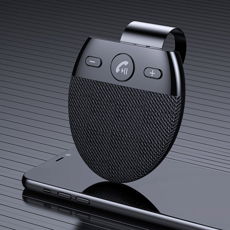Nobi BT Hands-free V5.0 EDR in Car Speakerphone Hands Free Car Kit Handsfree Speakerphone Multipoint Sun Visor with Visor Clip