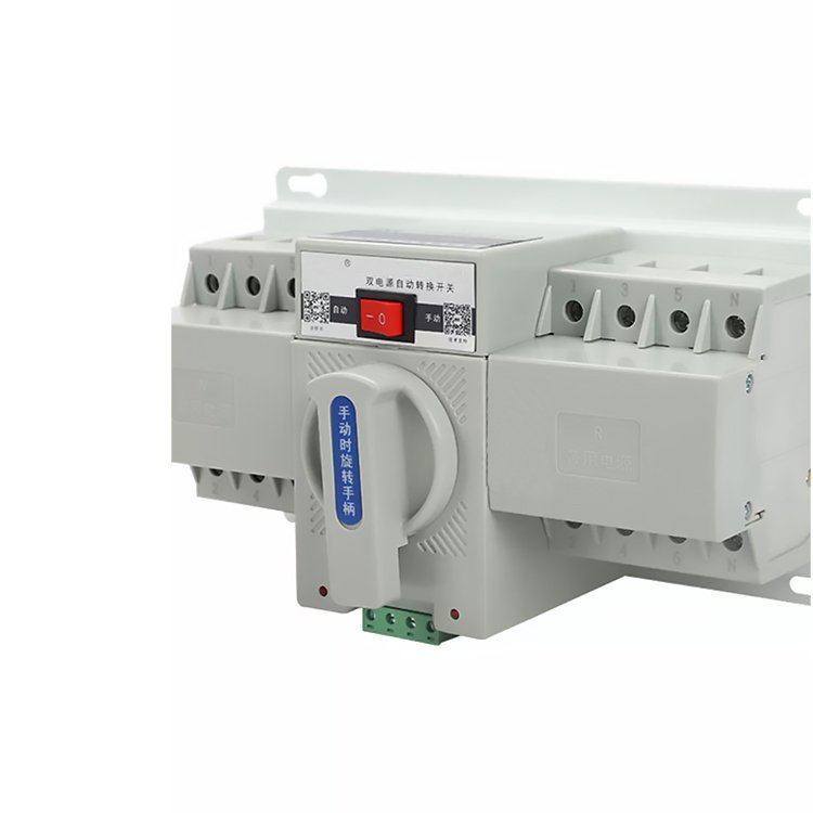 6~63amp Auto Transfer Switch Customized 50/60Hz 2/3/4Poles 50 Amp 220v Ats Dual Power Good Automatic&manual Changeover Switch
