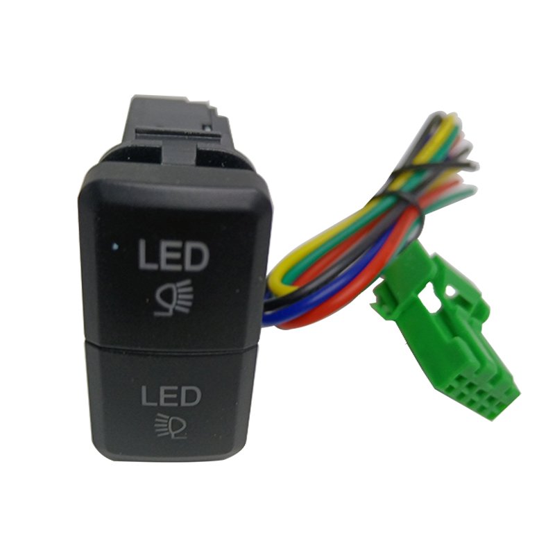 Auto Parts Touch Switches Rock Lights Push Button Switch Replacement for Toyota Tacoma Tundra 4Runner FJ Cruiser Hilux Fortuner