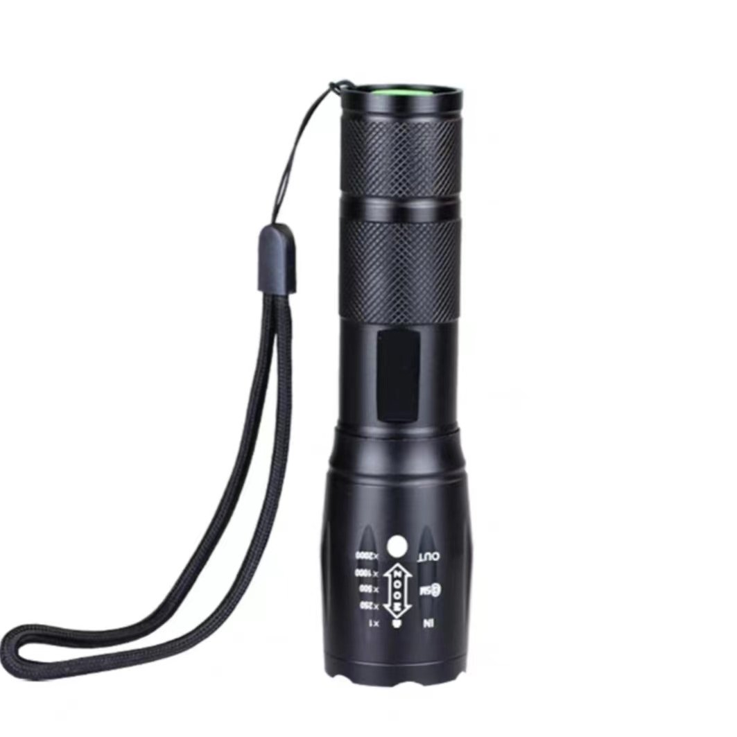 High Power Hand LED Aluminum Alloy Torch Flash Light Outdoor 100aterproof LED Emergency Camping Hiking Flashlights0 Lumens H8 W