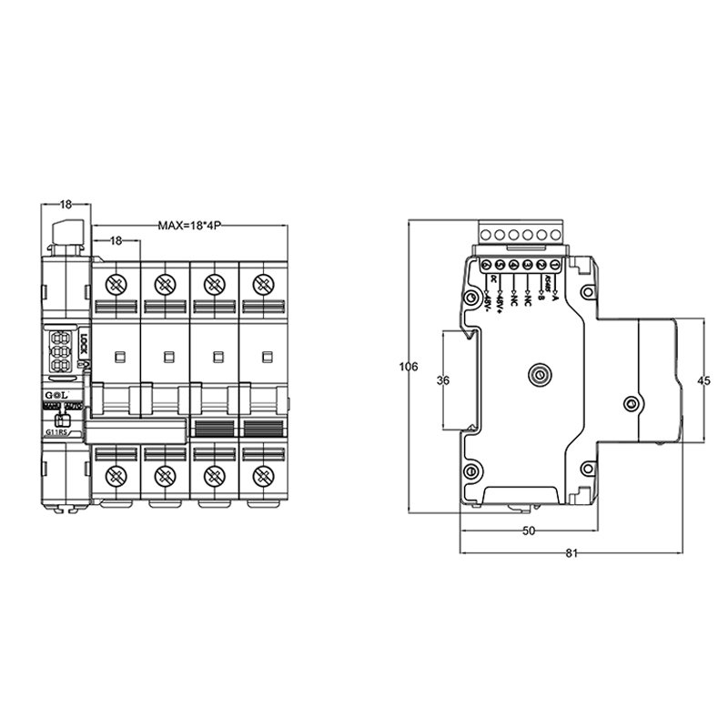 AC DC Over/under Voltage Auto protection Function Remote Control Smart Auto Reloser Auto Recloser Switch