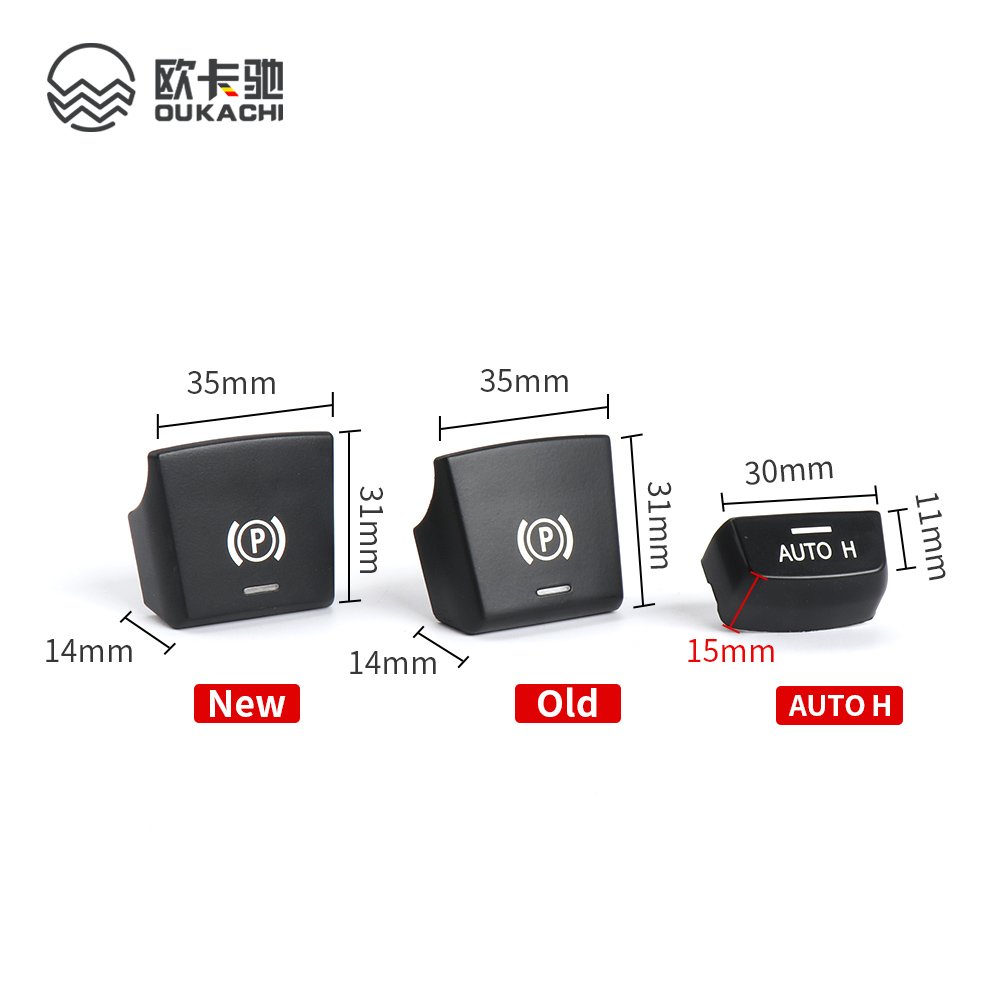 Electronic Hand Brake Parking Switch P Auto H Button Cover for BMW 5 6 7 X3 X4 X5 X6 F01 F02 F07 F10 F06 F25 F26 F15 F16