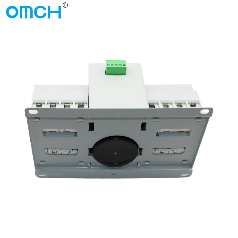 OMCH ATS 2P 4P Dual Power Automatic Transfer Switch 220V 380V Auto/Manual 63A Circuit Breakers Switching MCB Type