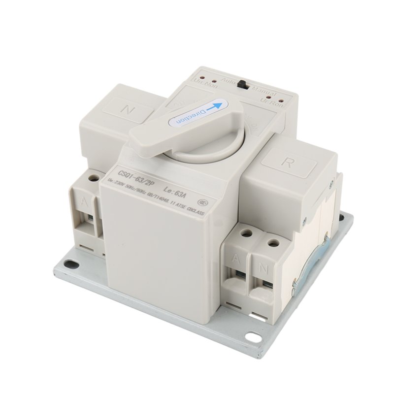 CNCSGK 2P 2 Pole Dual Power Manual Controller 63A 63 Amp 220V 400V Changeover Auto Automatic Transfer Switch Generator
