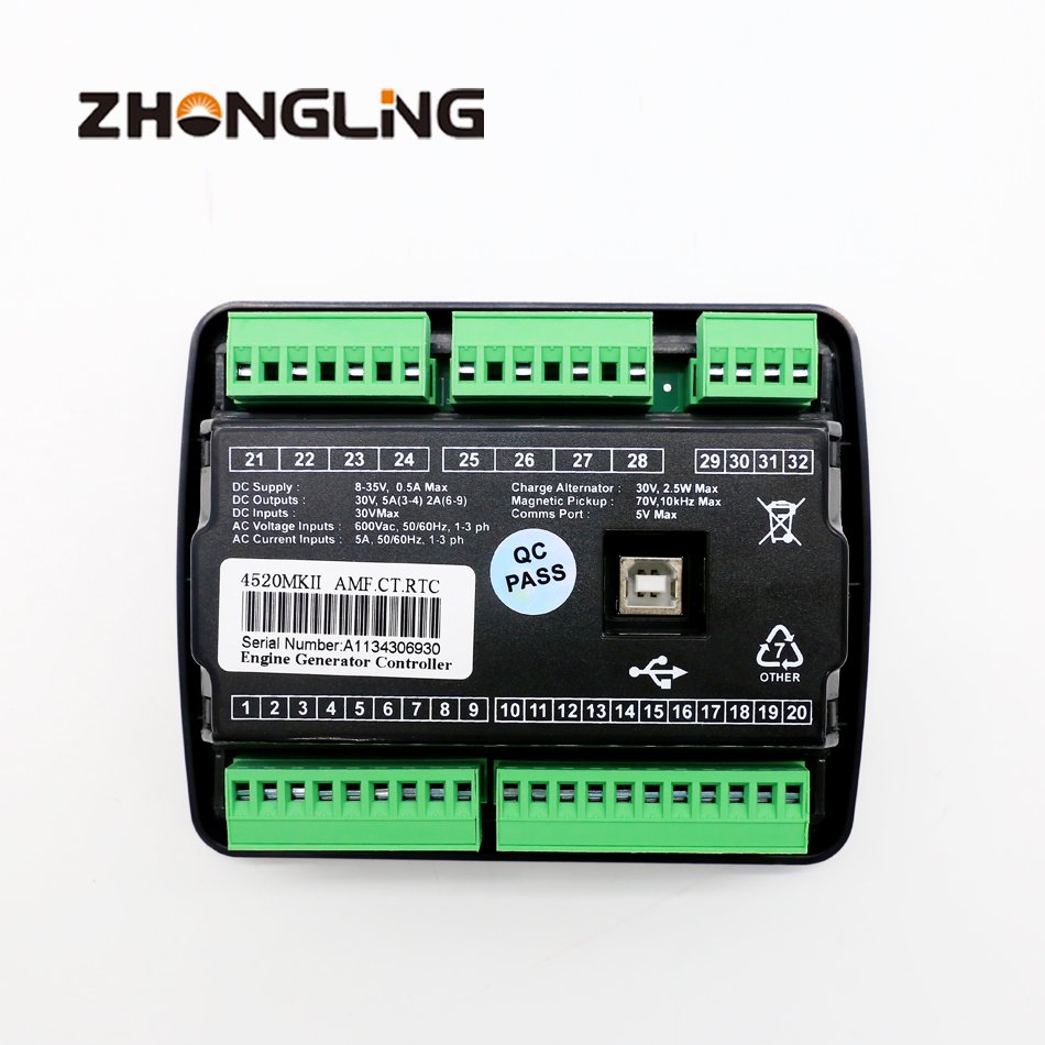 DSE 4520 ATS Auto Transfer Switch Controller CE/ISO 9001 Certified for Diesel Genset 220V-480V Generator Parts Accessories