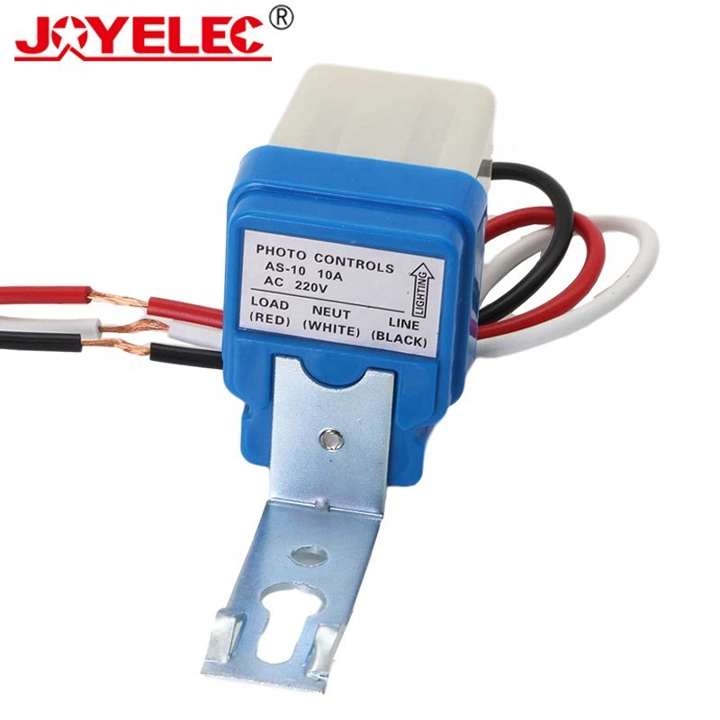 Automatic on Off Photocell Street Lamp Light Switch Controller DC AC 220V 50-60Hz 10A Photo Control Photoswitch Sensor Switch