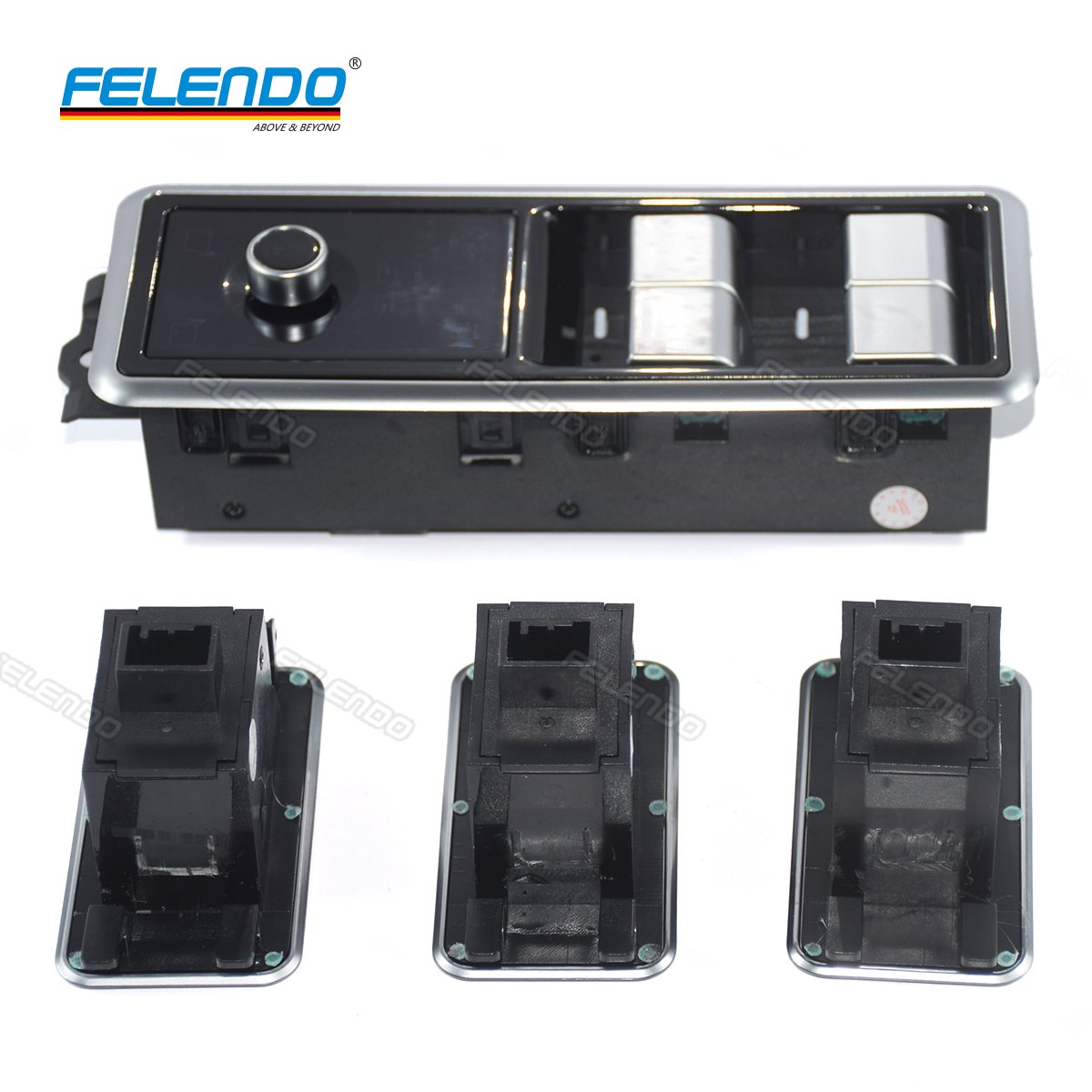 FELENDO Car Window Lifter Regulator Switch Control Button Car Interior Decoration Upgrade for Land Rover Range a Rover 2014-2017