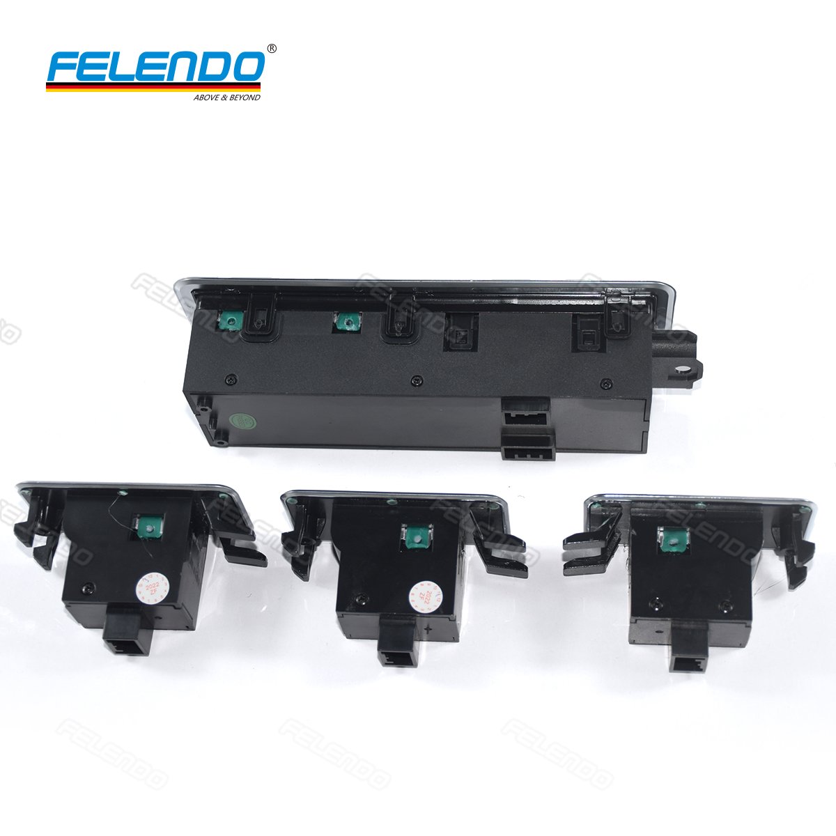 FELENDO Car Window Lifter Regulator Switch Control Button Car Interior Decoration Upgrade for Land Rover Range a Rover 2014-2017