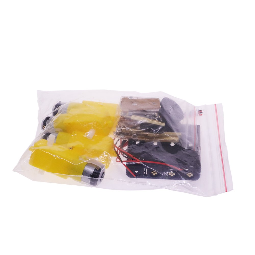 Smart Car Kit 4WD Smart Robot Car Chassis Kits Car With Speed Encoder Battery Box Diy Electronic Kit