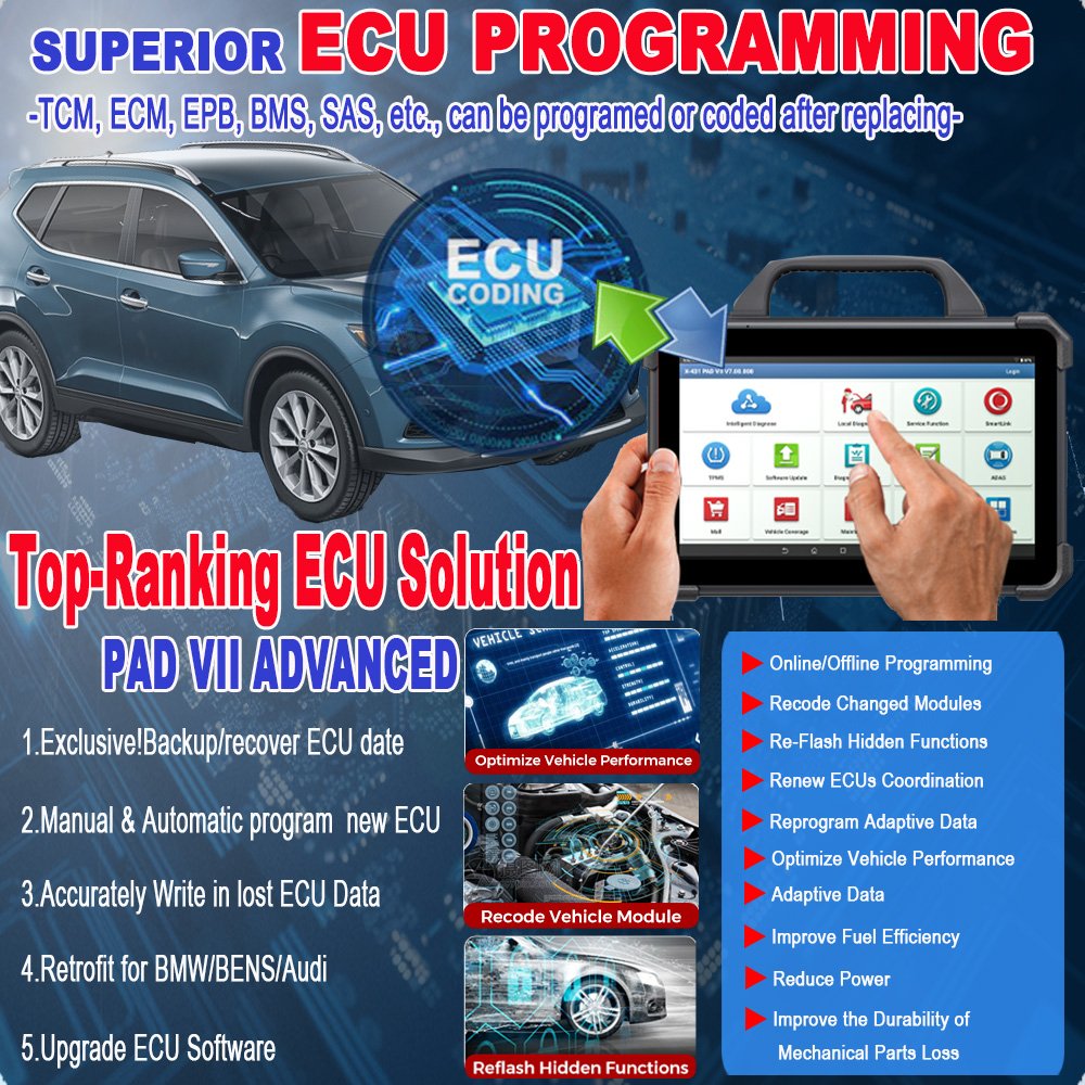 2025 Launch X431 PAD VII Maxisys Ultra Automotive ECU Key Programmer Tools Obd2 Diagnostic Scanner for All Cars