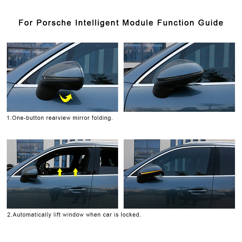 Intelligent Module for Porsche One Key Lift Window Module Closed Trunk Module One Button Closed Skylight for Panamera Cayenne