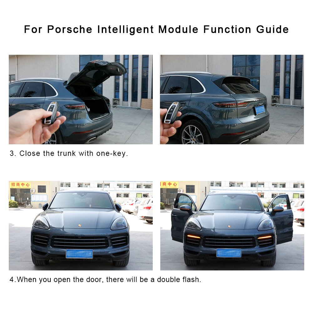 Intelligent Module for Porsche One Key Lift Window Module Closed Trunk Module One Button Closed Skylight for Panamera Cayenne