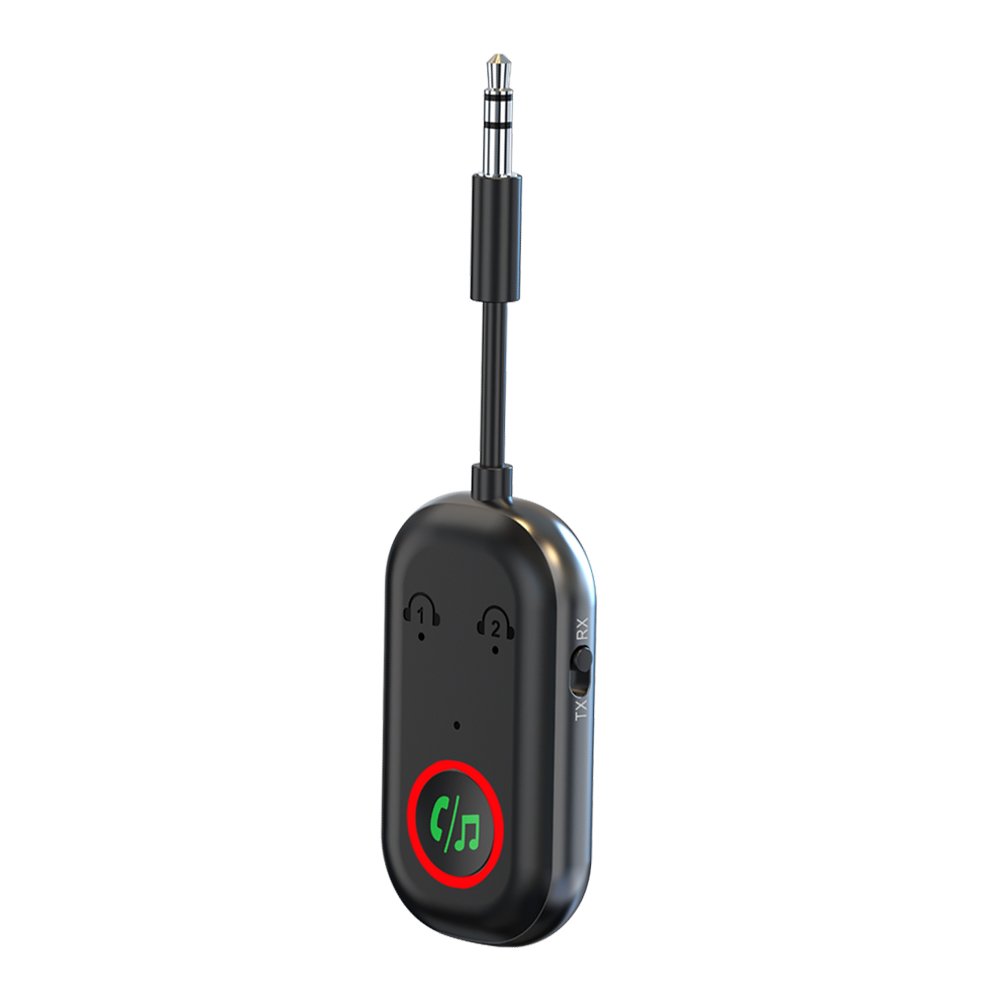 Smart Bluetooth V 5.3 TX 16H RX 13H Receiver and Transmitter Battery Life MP3 Player Support AUX and Voice Assistant BR08T