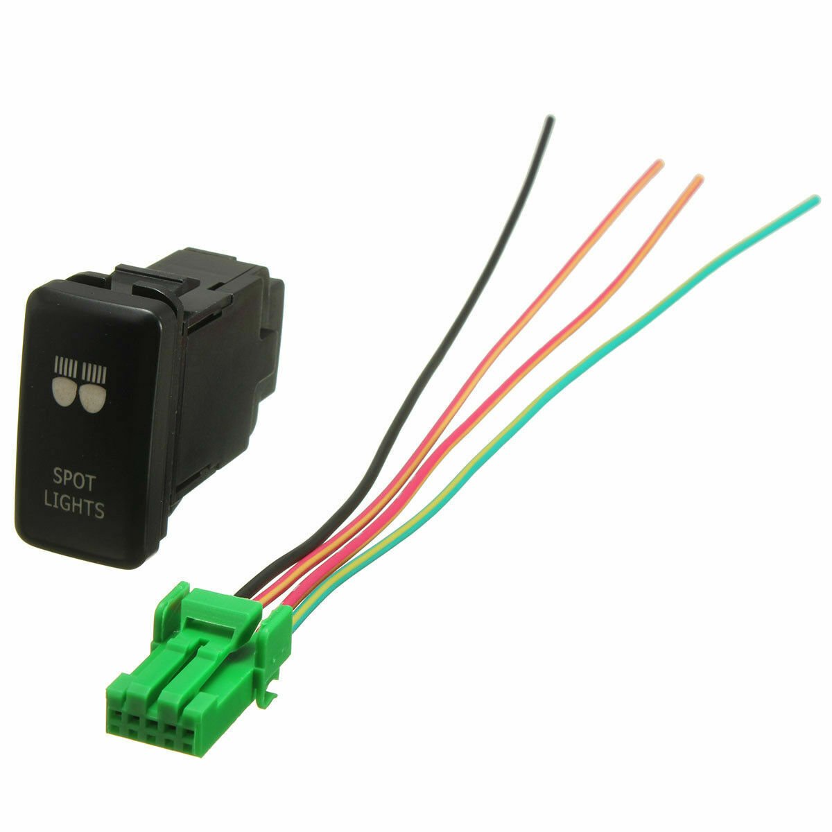 Auto 12V Fog Light Switch on OFF LED Spot Light Push Button Switch for TOYOTA Switch Hilux Prado Landcruiser HIACE