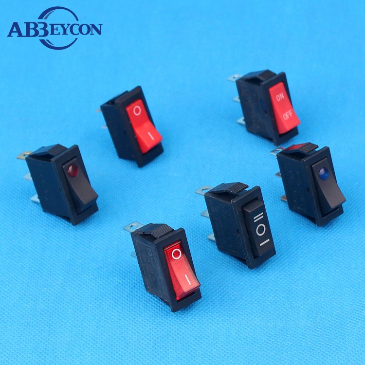 KCD5-101 ON-OFF Rocker Switch SPST Wenzhou Electrical Rocker Switch 10A 125V ON-OFF-ON Rocker Switch
