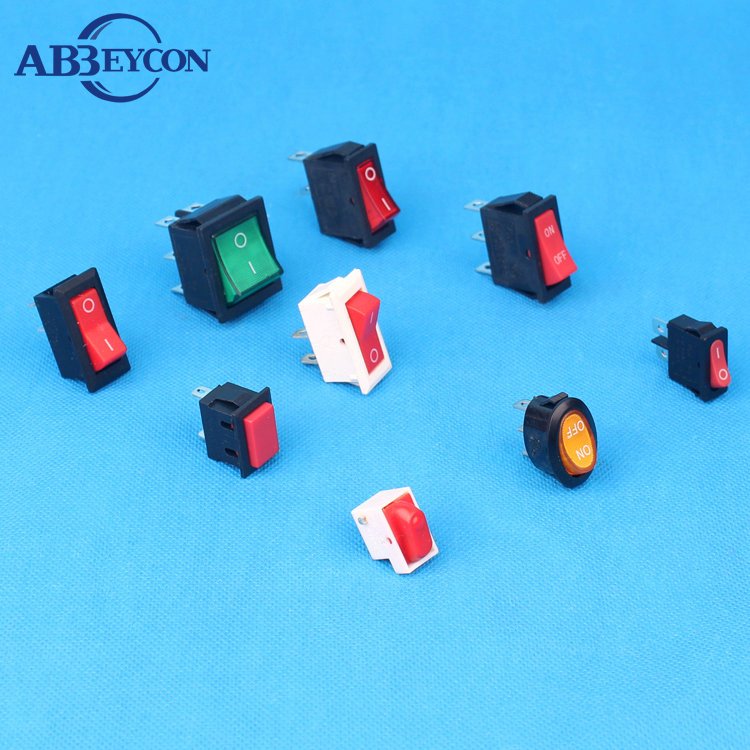 KCD5-101 ON-OFF Rocker Switch SPST Wenzhou Electrical Rocker Switch 10A 125V ON-OFF-ON Rocker Switch